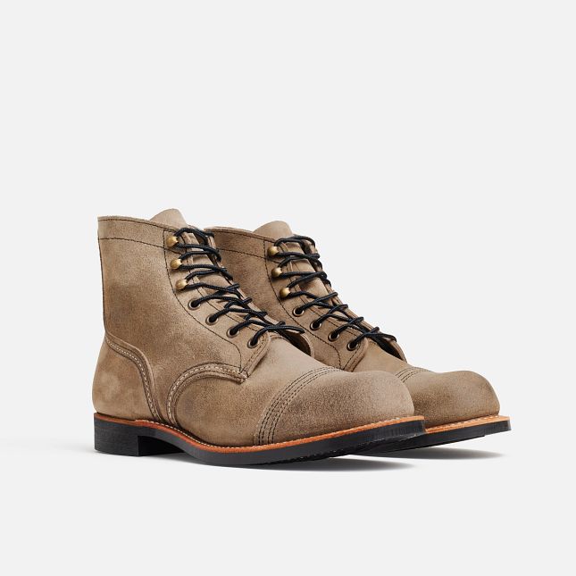 Red Wing 6-inch in Slate Muleskinner Lær Heritage Sko Herre Brune | 9317-ZIXWQ