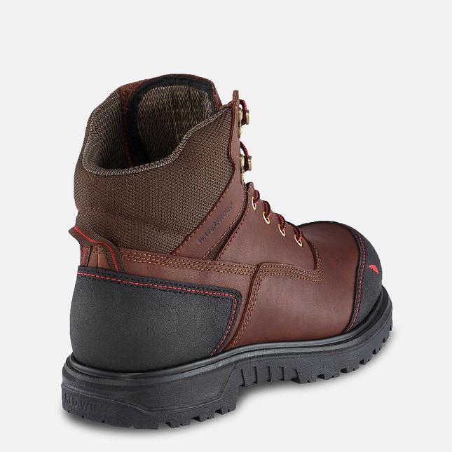 Red Wing Brnr Xp 6-inch Vanntette Arbeidsstøvler Herre Brune | 0427-YLDEU