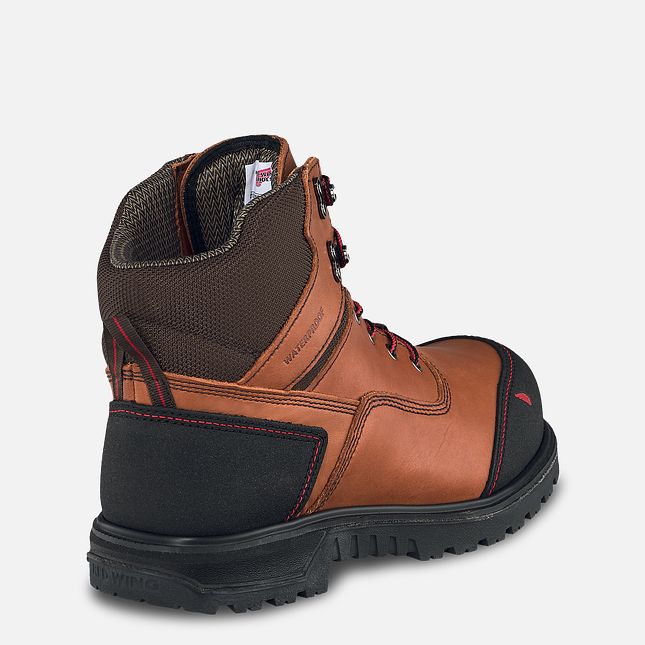 Red Wing Brnr Xp 6-inch Vanntette Arbeidsstøvler Herre Brune | 7563-AOXMT