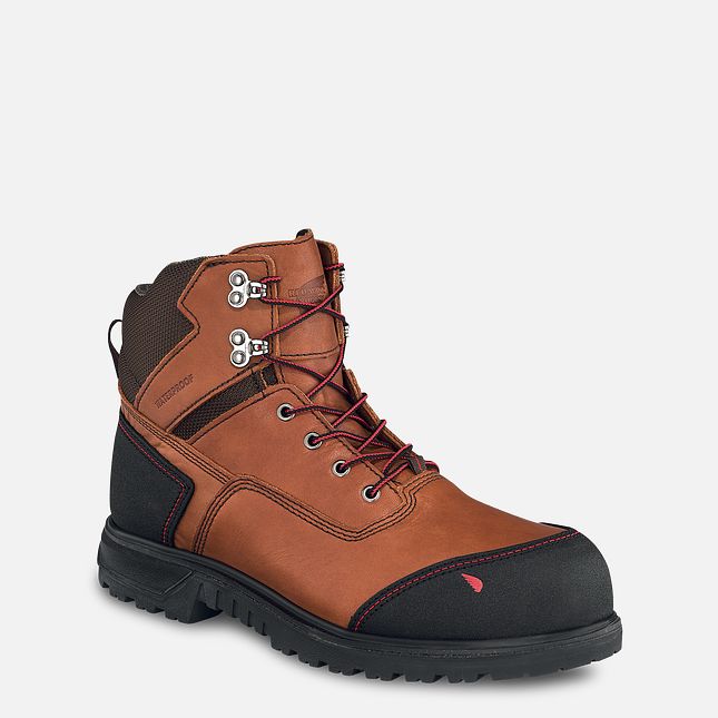 Red Wing Brnr Xp 6-inch Vanntette Sko Herre Brune | 0847-KBOUT