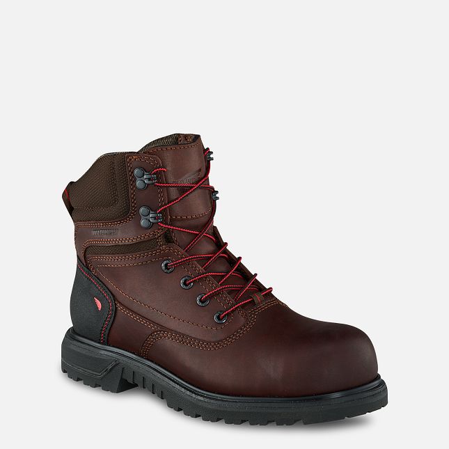 Red Wing Brnr Xp 6-inch Vanntette Vanntette Sko Dame Brune | 3420-MYHUW