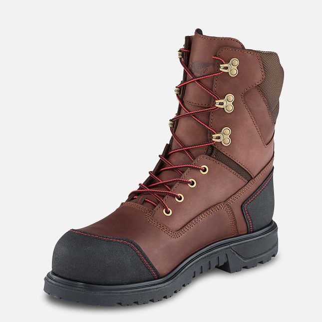 Red Wing Brnr Xp 8-inch Insulated, Vanntette Vernesko Herre Brune | 1073-FGXTV