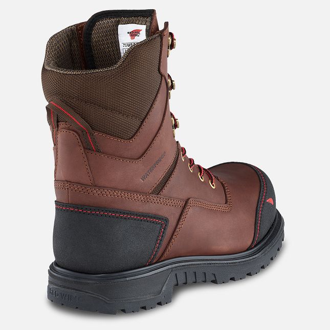 Red Wing Brnr Xp 8-inch Insulated, Vanntette Vernesko Herre Brune | 1073-FGXTV