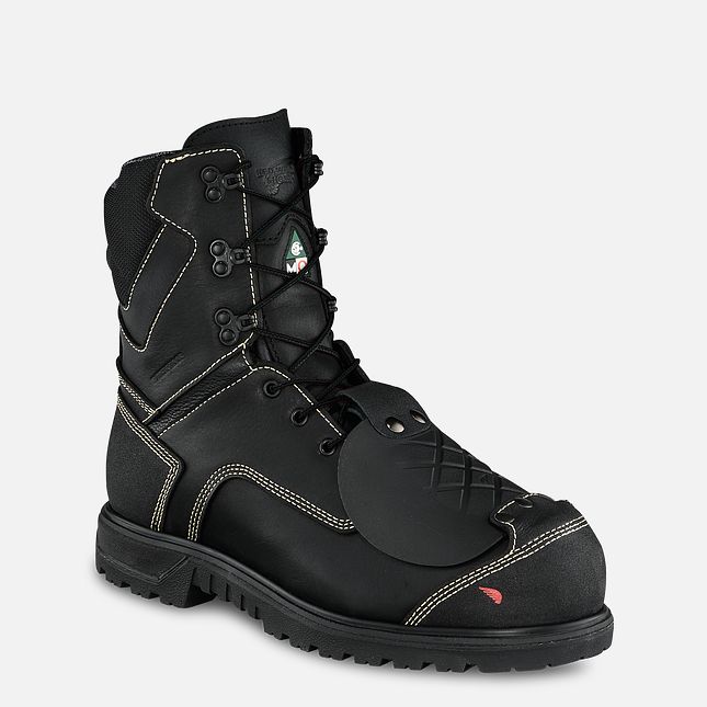 Red Wing Brnr Xp 8-inch, Metguard CSA Vanntette Sko Herre Svarte | 0257-IBSLT