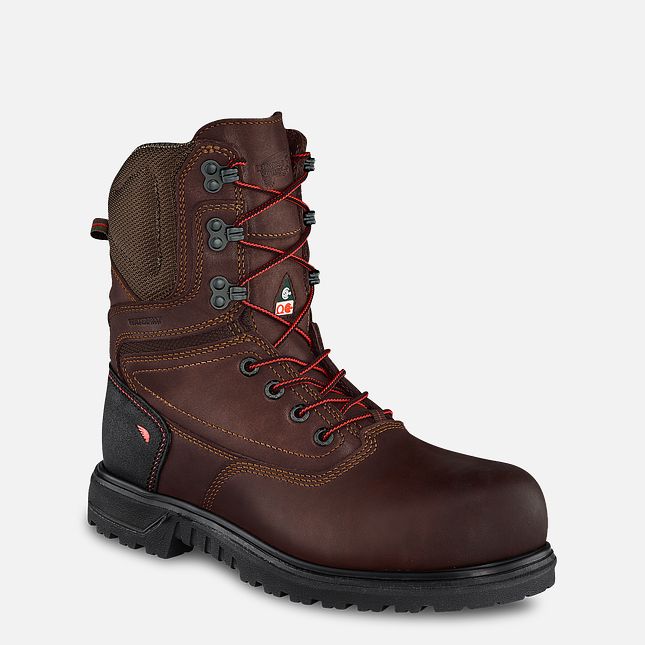 Red Wing Brnr Xp 8-inch Vanntette CSA Vanntette Sko Dame Brune | 1275-KSBGD