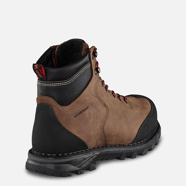 Red Wing Burnside 6-inch CSA Vanntette Sko Herre Brune | 9805-RMYNA