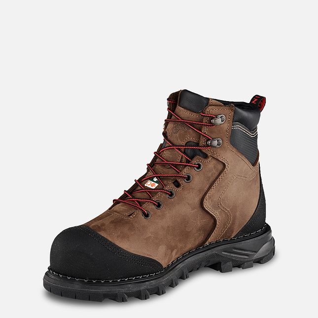 Red Wing Burnside 6-inch CSA Vanntette Sko Herre Brune | 9805-RMYNA