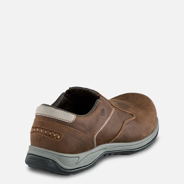 Red Wing Comfortpro Sikkerhets Tå Slip-On Arbeidssko Herre Brune | 7061-OYWQZ