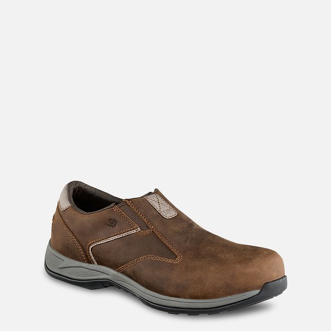 Red Wing Comfortpro Slip-On Vernesko Herre Brune | 7894-UILMH