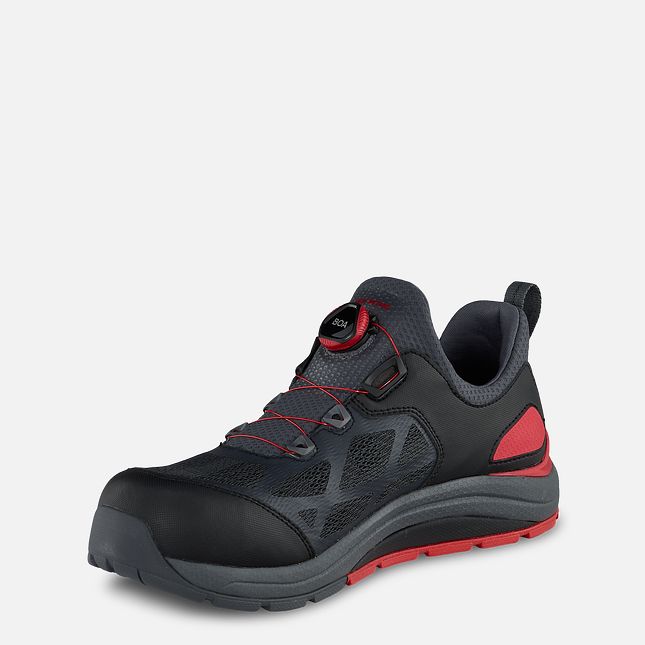 Red Wing Cooltech™ Athletics Atletiske Vernesko Herre Svarte Rød | 9356-XCVWM