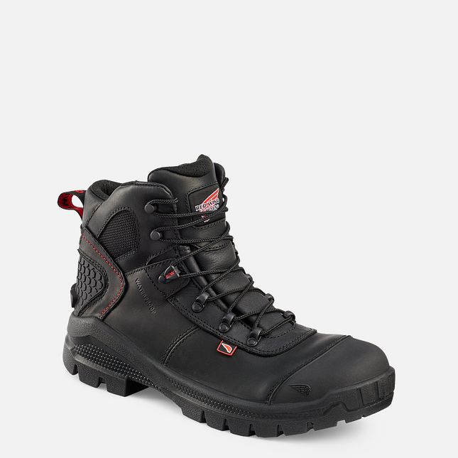 Red Wing Crv™ 6-inch Vanntette Arbeidsstøvler Herre Svarte | 5942-OSUAP