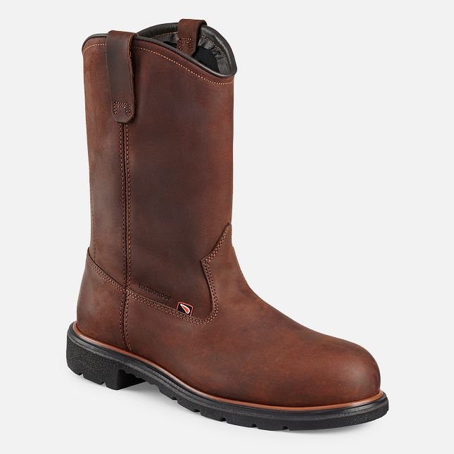 Red Wing Dynaforce® 11-inch Pull-On Vanntette Sko Herre Brune | 5694-INRSP