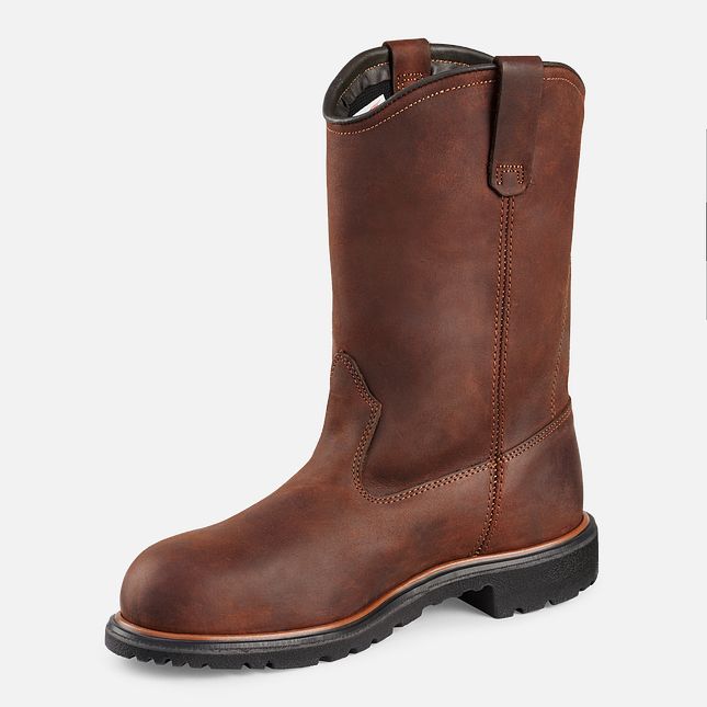 Red Wing Dynaforce® 11-inch Vanntette Pull-On Arbeidsstøvler Herre Brune | 4385-JUCDA