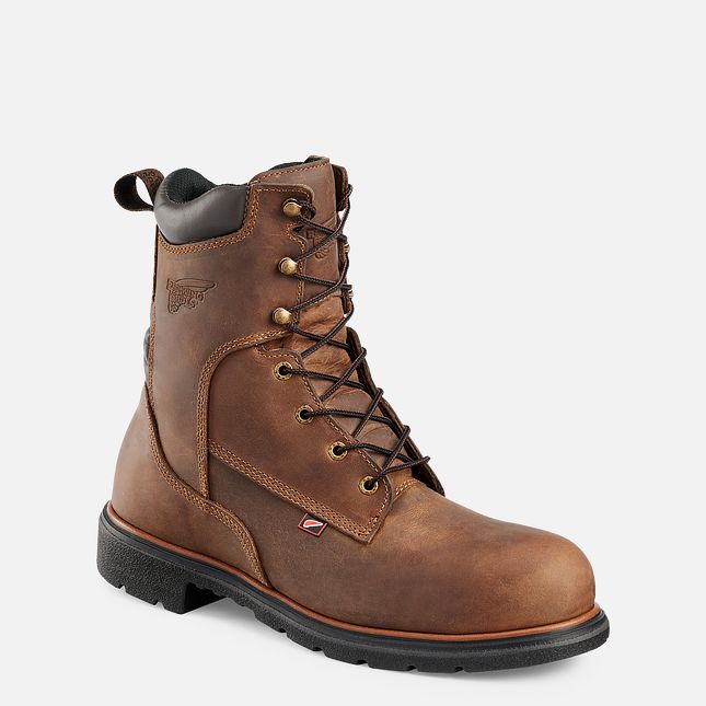 Red Wing Dynaforce® 8-inch Arbeidsstøvler Herre Brune | 4786-RUMZY