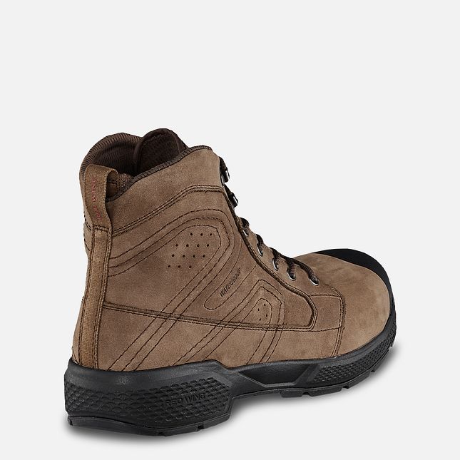 Red Wing Exos Lite 6-inch Vanntette Vernesko Herre Brune | 6587-RIHVZ