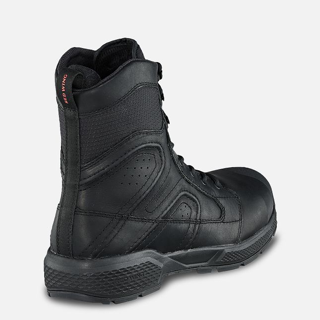 Red Wing Exos Lite 8-inch, CSA Vanntette Sko Herre Svarte | 9142-ALGIX