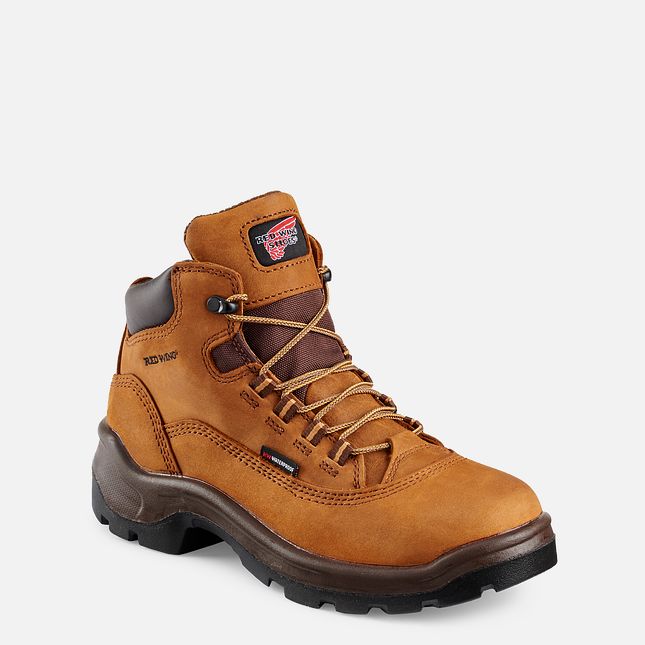 Red Wing Flexbond 5-inch Vanntette Arbeidsstøvler Dame Brune | 1036-IAHLQ