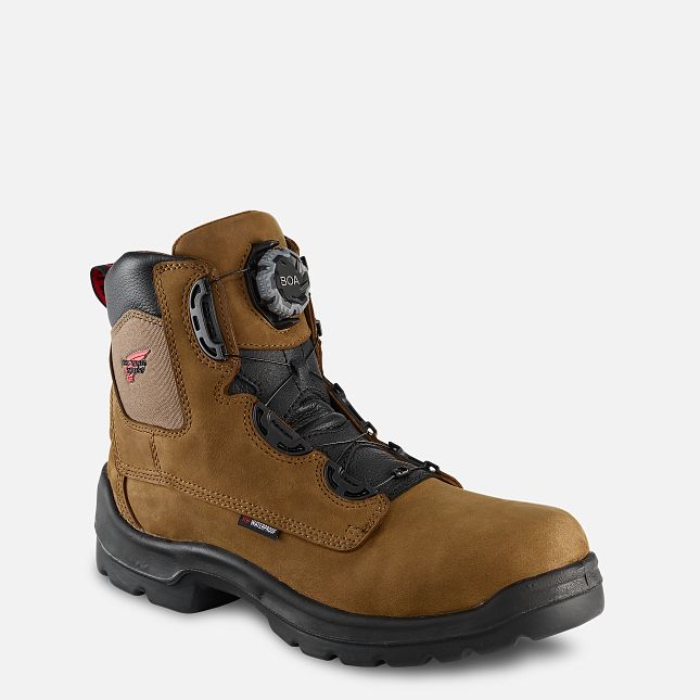 Red Wing Flexbond 6-inch BOA® Vanntette Sko Herre Brune | 0394-NUAZX