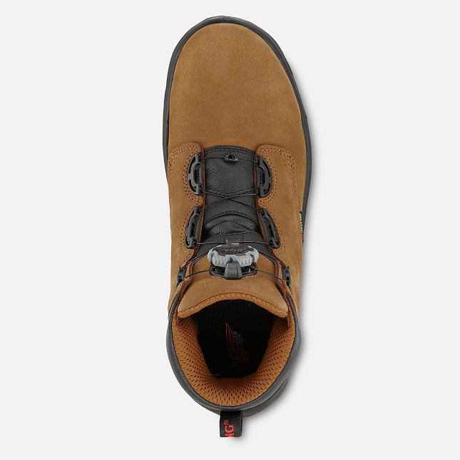 Red Wing Flexbond 6-inch BOA® Vanntette Arbeidsstøvler Herre Brune | 7840-OIZBJ