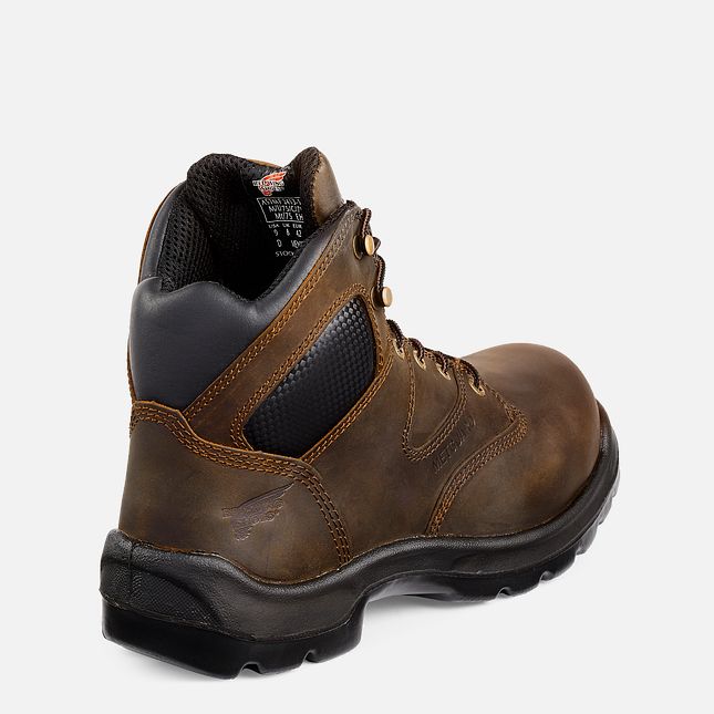 Red Wing Flexbond 6-inch Metguard Arbeidsstøvler Herre Brune | 2086-IATHF