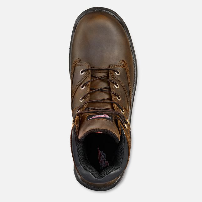 Red Wing Flexbond 6-inch Metguard Arbeidsstøvler Herre Brune | 2086-IATHF