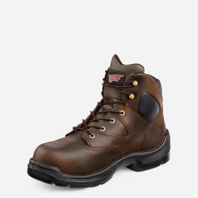 Red Wing Flexbond 6-inch Metguard Vernesko Herre Brune | 7951-VPNHF