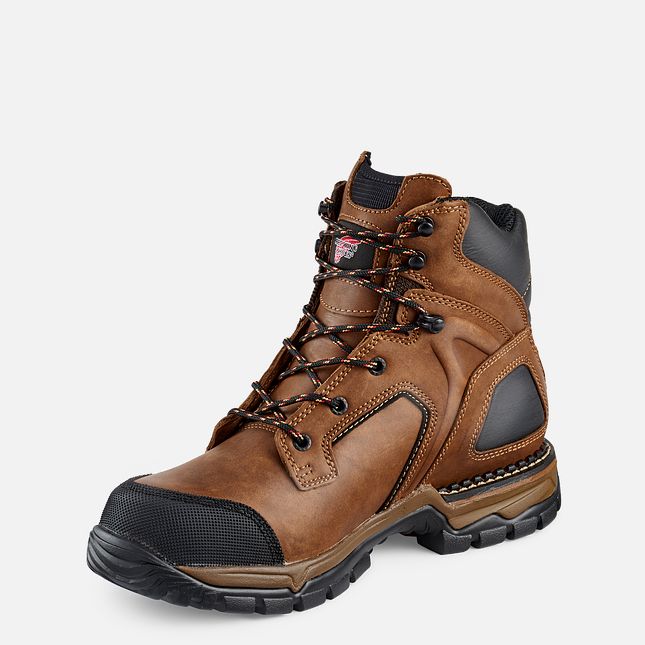 Red Wing Flexforce® 6-inch Vanntette Arbeidsstøvler Herre Brune | 5903-LQJXC