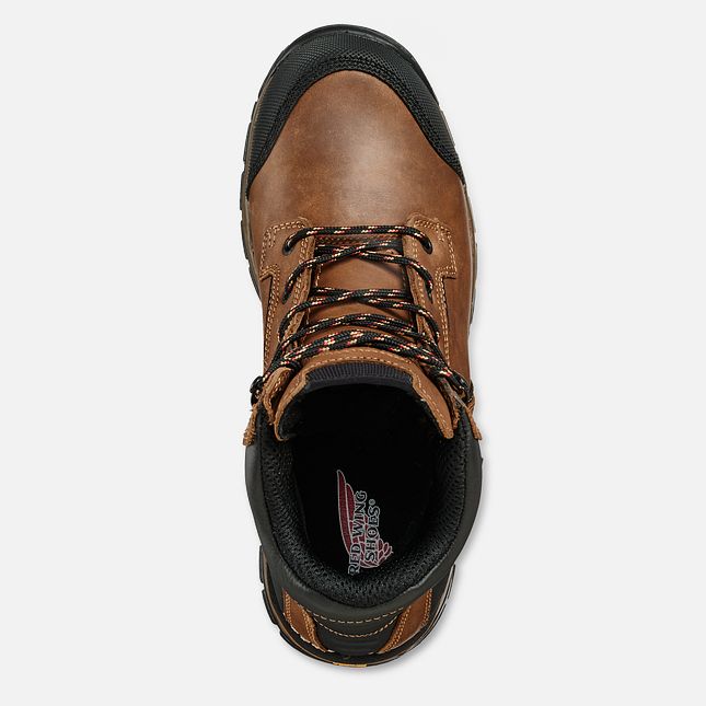 Red Wing Flexforce® 6-inch Vanntette Arbeidsstøvler Herre Brune | 5903-LQJXC