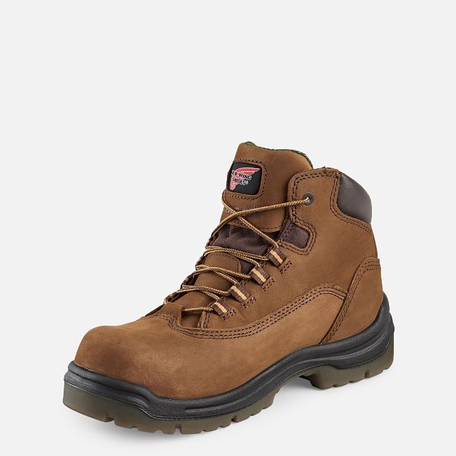 Red Wing King Tå® 5-inch Vanntette Arbeidsstøvler Dame Brune | 3218-UNWIQ