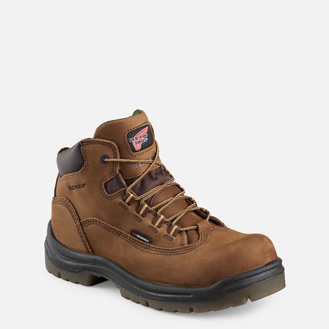 Red Wing King Tå® 5-inch Vanntette Arbeidsstøvler Dame Brune | 3218-UNWIQ