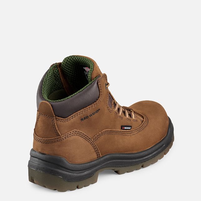 Red Wing King Tå® 5-inch Vanntette Vanntette Sko Dame Brune | 8176-ZWAKG