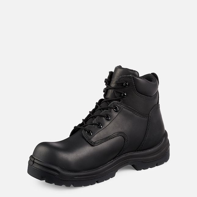 Red Wing King Tå® 6-inch Arbeidsstøvler Herre Svarte | 1657-WMGRQ