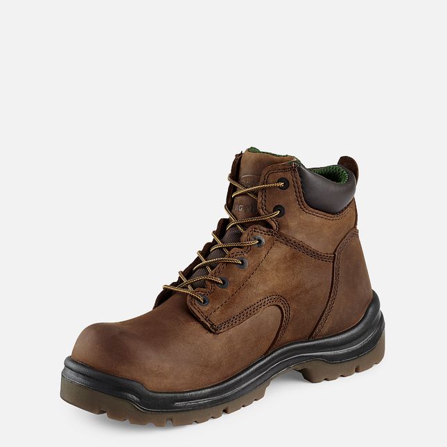 Red Wing King Tå® 6-inch Arbeidsstøvler Herre Brune | 4690-EHQTG