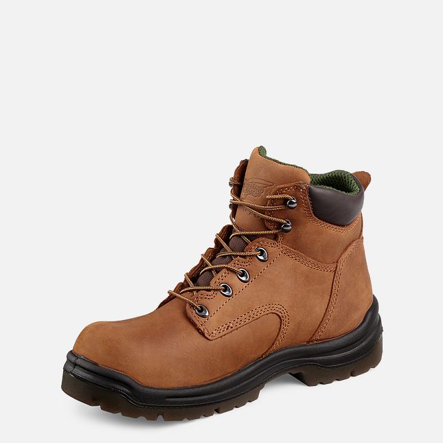 Red Wing King Tå® 6-inch Arbeidsstøvler Herre Brune | 5734-IQLTS