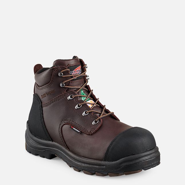 Red Wing King Tå® 6-inch CSA Vanntette Sko Herre Brune | 6073-DSILN