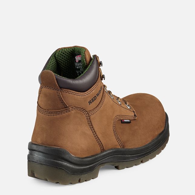 Red Wing King Tå® 6-inch Insulated, Vanntette Arbeidsstøvler Herre Brune | 3296-GVTUC