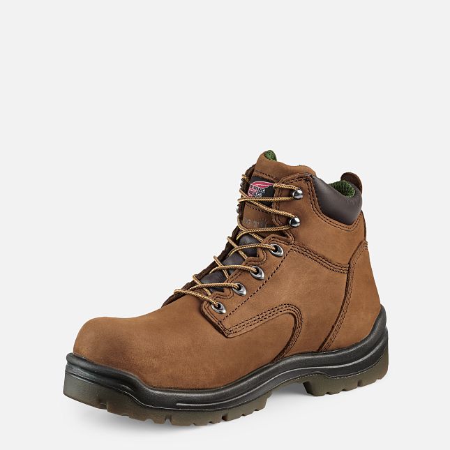 Red Wing King Tå® 6-inch Insulated, Vanntette Arbeidsstøvler Herre Brune | 3296-GVTUC