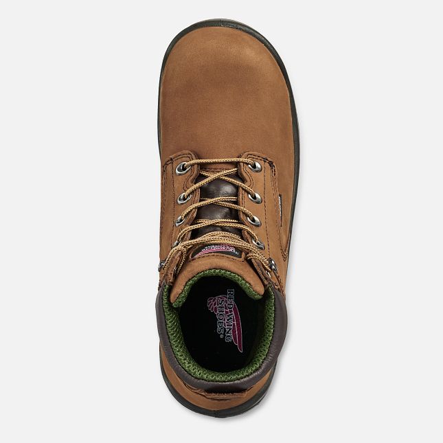 Red Wing King Tå® 6-inch Insulated, Vanntette Arbeidsstøvler Herre Brune | 3296-GVTUC