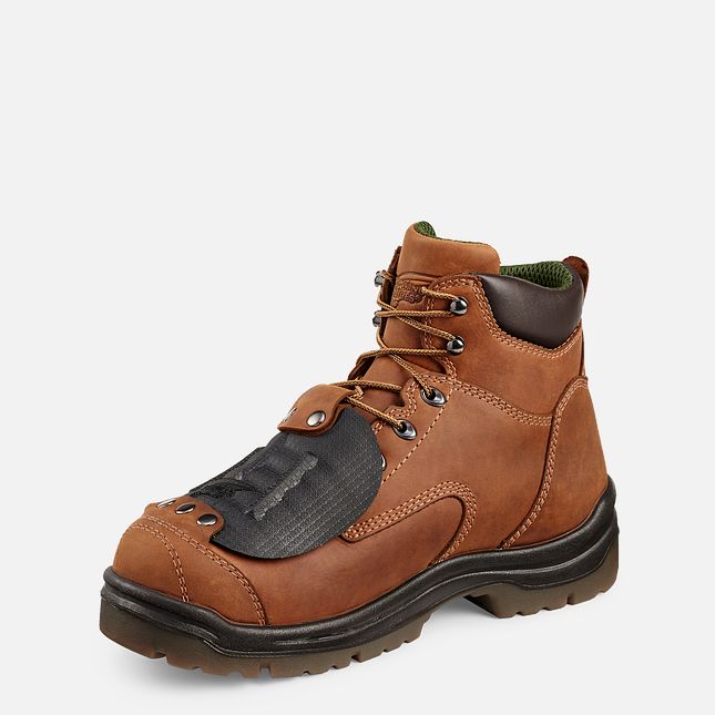 Red Wing King Tå® 6-inch Metguard Arbeidsstøvler Herre Brune | 9768-APVDG