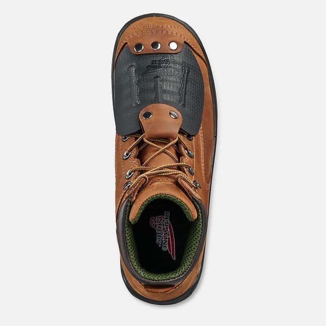 Red Wing King Tå® 6-inch Metguard Vernesko Herre Brune | 4613-LZSDT