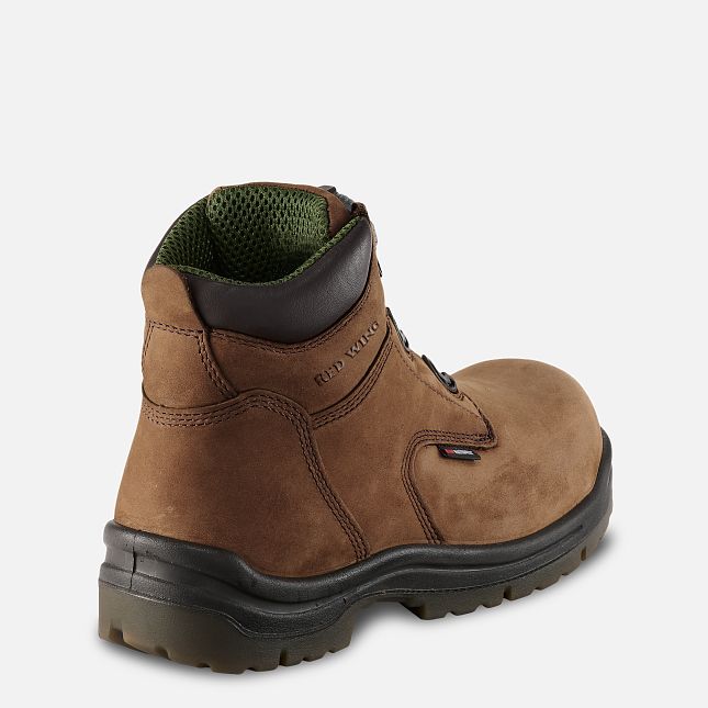 Red Wing King Tå® 6-inch Vanntette Arbeidsstøvler Herre Brune | 6245-NDLYO