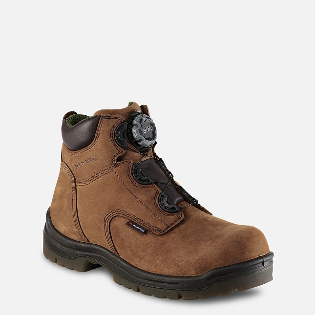 Red Wing King Tå® 6-inch Vanntette Sko Herre Brune | 7928-FXLWI