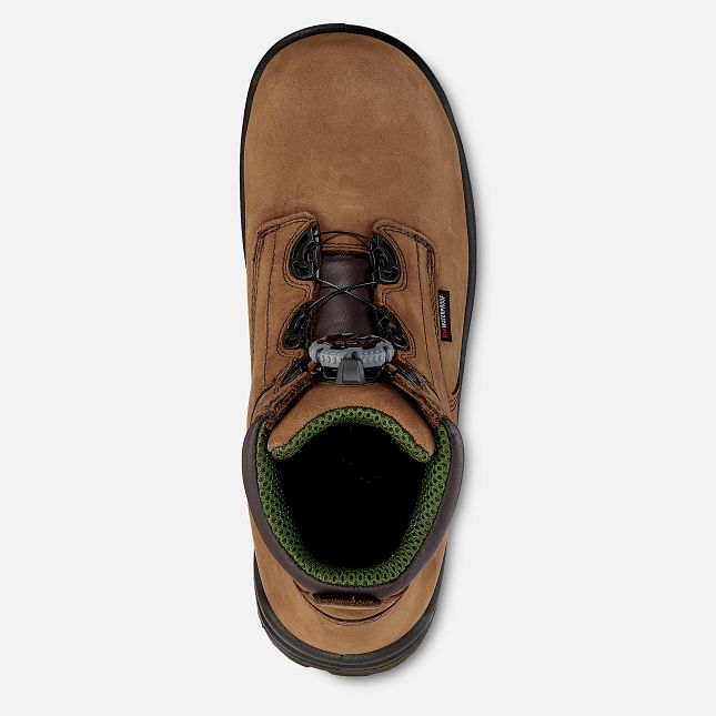 Red Wing King Tå® 6-inch Vanntette Vernesko Herre Brune | 3895-SIPKB