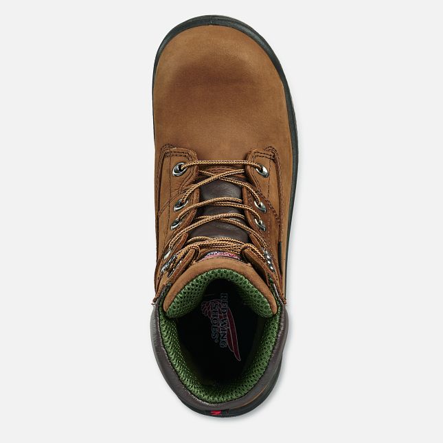 Red Wing King Tå® 8-inch Insulated, Vanntette Arbeidsstøvler Herre Brune | 0837-LVBHR