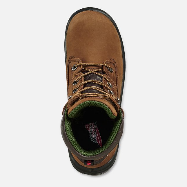 Red Wing King Tå® 8-inch Vanntette Arbeidsstøvler Herre Brune | 5419-EYUJR