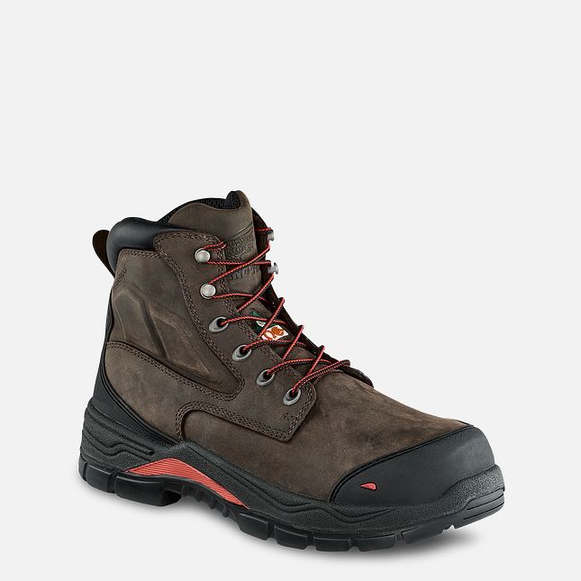 Red Wing King Tå® Adc 6-inch Insulated, Vanntette CSA Vernesko Herre Brune | 1962-RHFIB