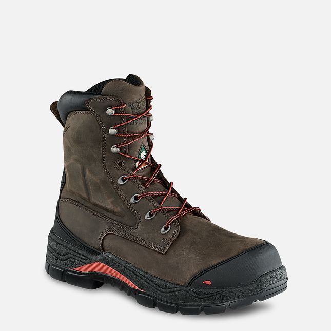 Red Wing King Tå® Adc 8-inch Insulated, Vanntette CSA Arbeidsstøvler Herre Brune | 3156-SWCJL