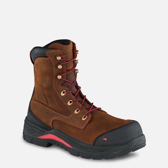 Red Wing King Tå® Adc 8-inch Vanntette Arbeidsstøvler Herre Brune | 8231-BPRKE