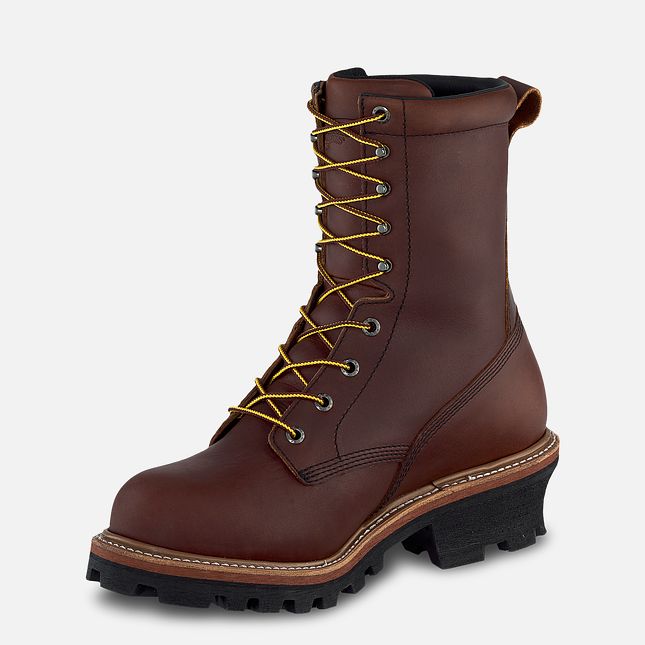 Red Wing Loggermax 9-inch Insulated, Logger Vanntette Sko Herre Brune | 3174-KBOCV