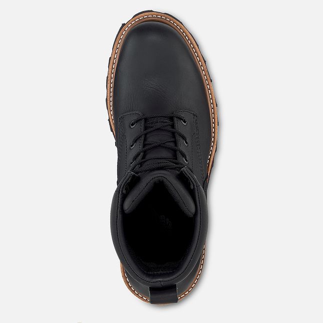 Red Wing Loggermax 9-inch Vanntette, Logger Vernesko Herre Svarte | 3614-YKCUD